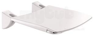 Delabie Showers -  Delabie Lift-up Comfort Shower Seat Polished Stainless Steel