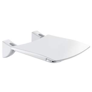 Delabie Showers -  Delabie Lift-up Comfort Shower Seat Stainless Steel Satin Finish