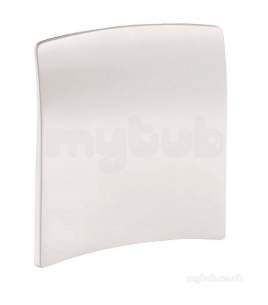 Delabie Showers -  Delabie Comfort Backrest For Shower Seat White Epoxy Stainless Steel