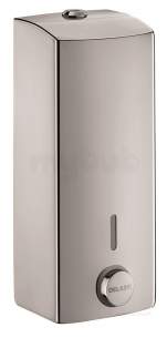 Delabie Dispensers -  Delabie Liquid Soap Dispenser 1l 304 Stainless Steel Satin Finish
