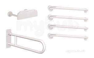 Delabie DOC M -  Delabie Doc M Wc Basic Pack With Backrest 320x250 Aluminium White