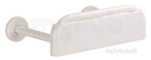 Delabie DOC M -  Delabie Backrest 320x250 White Epoxy Aluminium