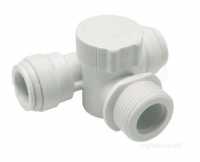 John Guest Speedfit Pipe and Fittings -  John Guest Speedfit Tap Tee Valve 15x15x0.75 Inch