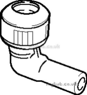 Hep2O Underfloor Heating Pipe and Fittings -  Hep20 10mm D/f 90d Single Socket Elb Hd4