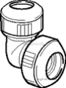 Hep2O Underfloor Heating Pipe and Fittings -  Hep20 28mm D/f 90 Deg Elbow Hd5 Hd5/28 Gy