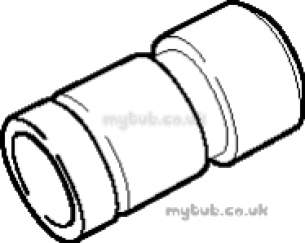 Hep2O Underfloor Heating Pipe and Fittings -  Hep20 22mm X 15mm Slimline Socket Red Hx2