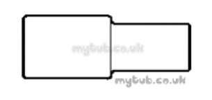 Underfloor Heating Manifolds and Ancillaries -  15mm X 10mm Polyplumb Spigot Reducer 5