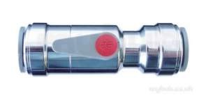 John Guest Speedfit Pipe and Fittings -  Speedfit 15mm Service Valve And Handle Cp