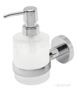 Eastbrook Accessories -  52.004 Genoa Glass Soap Dispenser Chrome