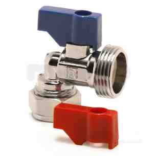 Prestex Stopcocks Gate and Check Valves -  Prestex 809b Chrome Plated Ang Wash Mac Vlve 15x3/4