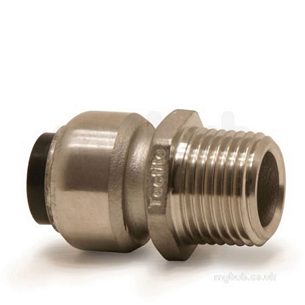 Yorkshire Tectite Stainless Steel Pipe Only -  Yorks Ts3 Ts243g 18mm X 1/2 Inch Mi Strt Conn