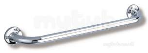 Delabie Grab and Hand Rails -  Delabie Eco Grab Bar 25 L500 Polished Stainless Steel