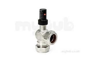 Zilmet Expansion Vessels -  Inta Auto Bypass Valve Angled 22mm Abpa401022