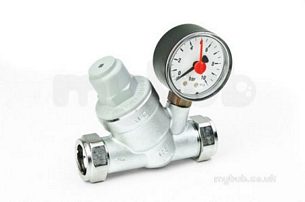 Zilmet Expansion Vessels -  Inta 15mm Press Reducing Valve Cw Gauge Prv22331510