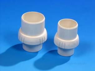 HepVO -  Wavin Fscw6 White Flexiwaste Solvent Connector 40mm