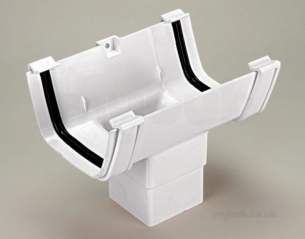 Center Rainwater -  Center 112mm Square Running Outlet