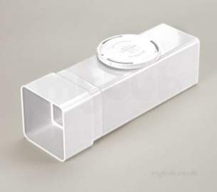 Center Rainwater -  Center 65mm Square Access Pipe Csf1
