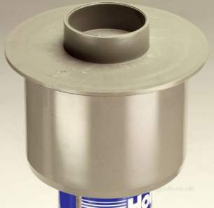 Center Soil Waste and Overflow -  Center Socket Plug 110mm Black Csspb