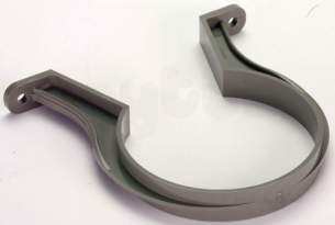 Center Soil Waste and Overflow -  Center Soil Pipe Clip 110mm Grey