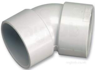 Center Soil Waste and Overflow -  Center Cb11-w Obtuse Bend 45 Deg 125 Inch
