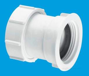 Mcalpine Waste traps overflow -  Mcalpine S29 Straight Connector 1.25 Inch