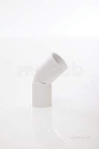 Polypipe Waste and Traps -  Polypipe 21.5mm X 45deg S/w O/f Bend Ns55-w