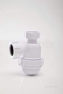 Polypipe Waste and Traps -  Polypipe 32mm Bottle Trap-76mm Seal Wp45-w