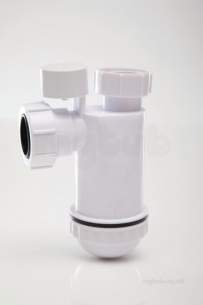 Polypipe Waste and Traps -  Polypipe 40mm Anti Syphon Trap 75mm Seal Wp46pv