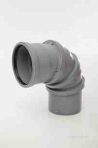 Polypipe Soil -  Polypipe 110mm Adjustable Bend 0-90 Deg Sab90-g