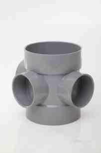 Polypipe Soil -  Polypipe 110mm Short Boss Pipe Se60-g