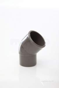 Polypipe Waste and Traps -  Polypipe 40mm X 45deg Spigot Bend Ws49-w