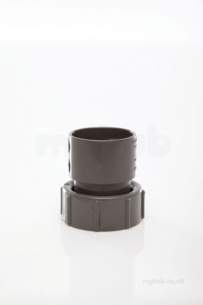 Polypipe Waste and Traps -  Polypipe 32mm Threaded Coupling Abs Ws31-w