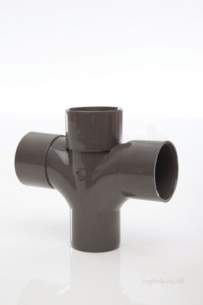 Polypipe Waste and Traps -  Polypipe 50mm X 92.5deg Cross Tee Ws50-w