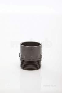 Polypipe Waste and Traps -  Polypipe 40mm Male Iron Adaptor Ws47-w