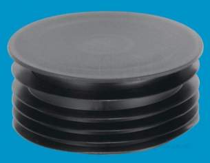 Mcalpine Waste traps overflow -  Mcalpine Dc4-bl Drain Blank Cap 4/110mm