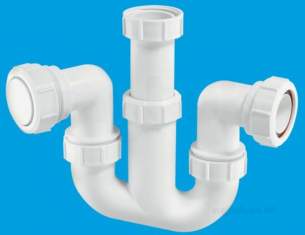 Mcalpine Waste traps overflow -  Mcalpine Wm4 Sink/washing Machine Trap 1.5 Inch