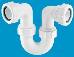 Mcalpine Waste traps overflow -  Mcalpine Tr10 Seal Running P Trap 1.5 Inch X 75mm