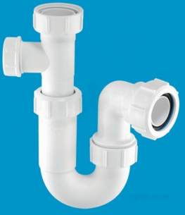 Mcalpine Waste traps overflow -  Mcalpine Asa10sp Seal Tubular P Trap 1.25 Inch X 3 Inch