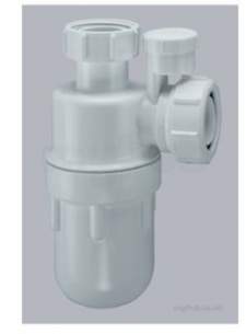 Mcalpine Waste traps overflow -  Mcalpine C10v Seal Bottle P Trap 1.5 Inch X 75mm
