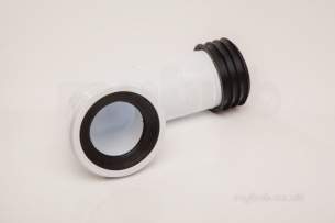 Polypipe Plc -  Polypipe Kwickfit 90 Degree Connector 9 Inch Ext Tl White Pc07
