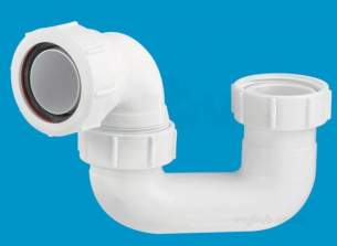 Mcalpine Waste traps overflow -  Mcalpine Smp10 Bath Trap Water Seal 50mm