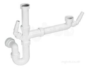 Mcalpine Waste traps overflow -  Mcalpine Sk1a Bowl Plumbing Kit 1.5 Inch