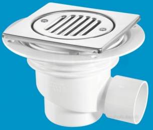 Mcalpine Tsg1t6ss Trapped Shower Gully Tile 150mm