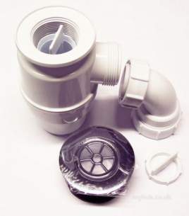 Mcalpine Waste traps overflow -  Mcalpine Stw12-r Seal Shower Trap And Waste Chrome Plated 1.5 Inch X 3 Inch