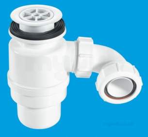 Mcalpine Waste traps overflow -  Mcalpine Stw9-r Seal Shower Trap And Waste White 1.5 Inch X 3 Inch
