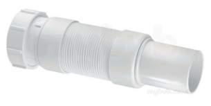 Mcalpine Waste traps overflow -  Mcalpine Flexcon6 Universal Flexible Connector 1.5 Inch