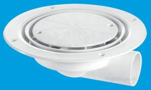 Mcalpine Waste traps overflow -  Mcalpine Usg3wh Untrapped Shower Gully Grate White