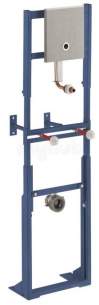 Delabie Urinals -  Delabie Tempofix 2 Elect Urinal Vlv Frame St Steel Satin Finish Plate