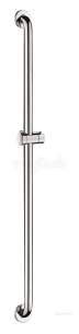 Delabie Showers -  Delabie Straight Bar 32 Plus Sliding Block H1150 St Steel Satin Finish