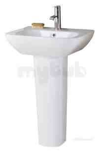 Eastbrook Sanitary Ware -  Eastbrook Wingrave Basin 550mm One Tap Hole Wh